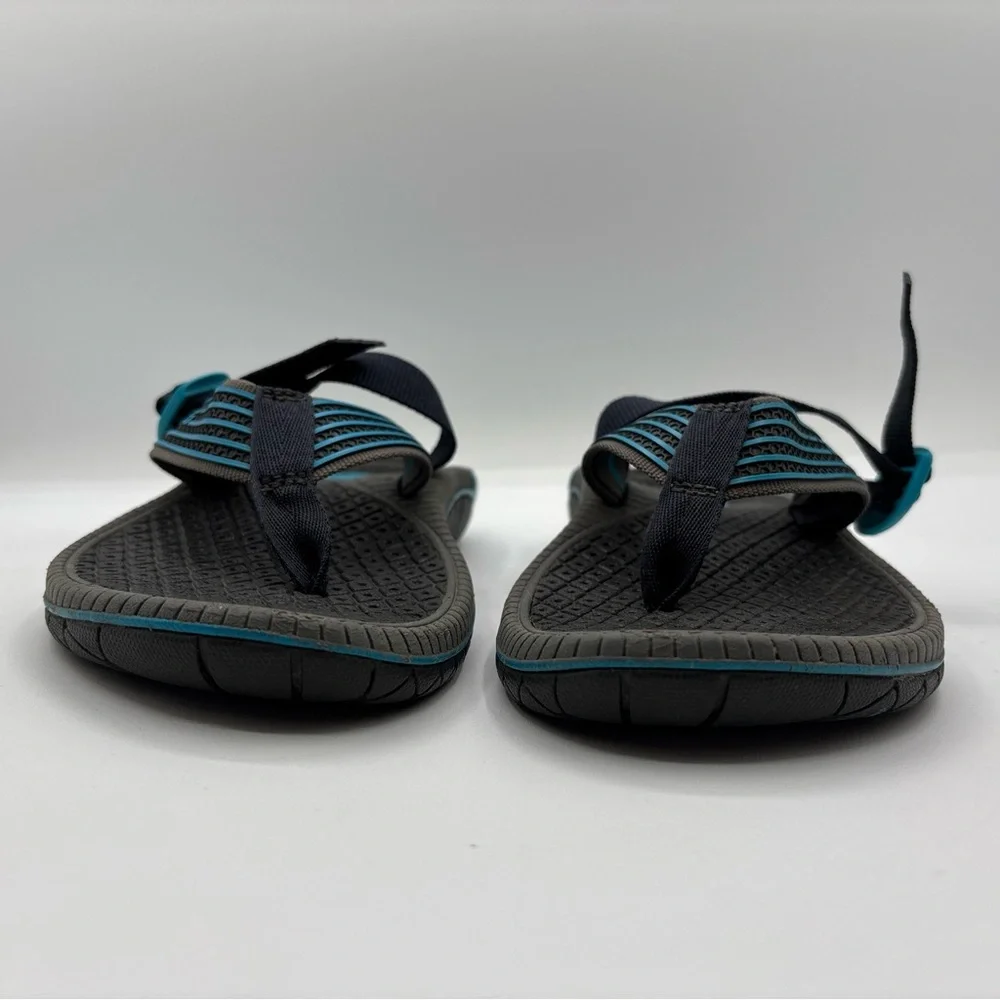 Teva Bomber Flip Flops Mens Size 5 Black/Blue Slip On Thong Slides Sandals Beach